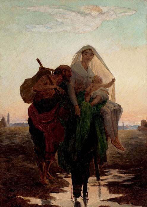 flight of the holy family to egypt